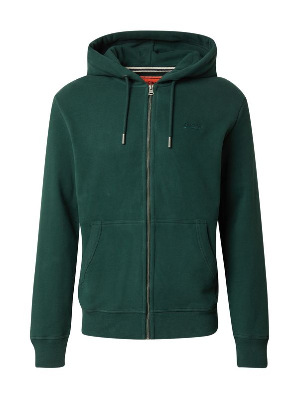 Superdry Superdry Gornji dio trenirke 'ESSENTIAL'  tamno zelena