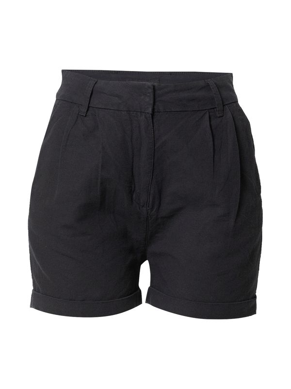 Superdry Superdry Hlače s naborima  crna