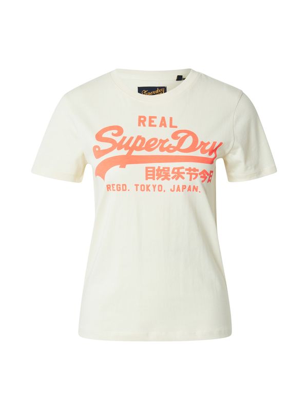 Superdry Superdry Majica  boja pijeska / koraljna