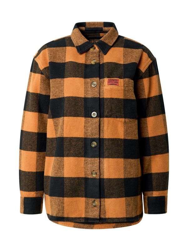Superdry Superdry Prijelazna jakna  smeđa / crna