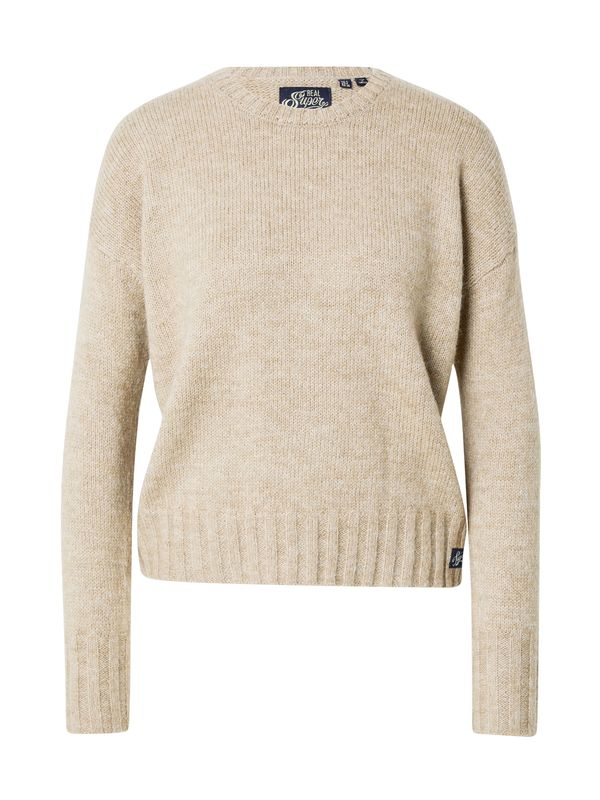 Superdry Superdry Pulover 'ESSENTIAL'  bež melange