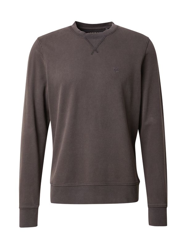 Superdry Superdry Sweater majica 'ESSENTIAL'  crna