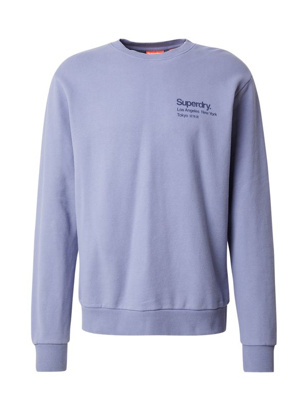Superdry Superdry Sweater majica  morsko plava / opal