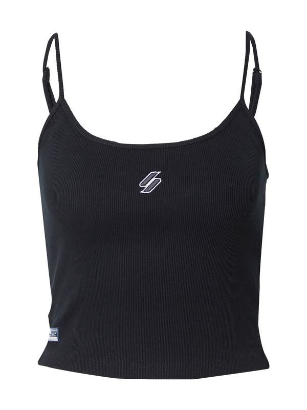 Superdry Superdry Top 'Code Essential'  antracit siva / crna / bijela