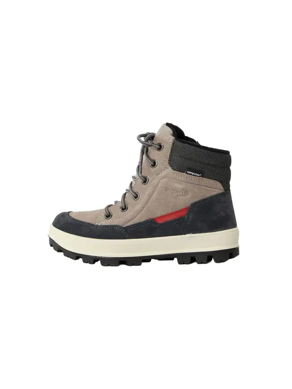SUPERFIT SUPERFIT Čizme 'Tedd'  taupe siva / antracit siva / crna