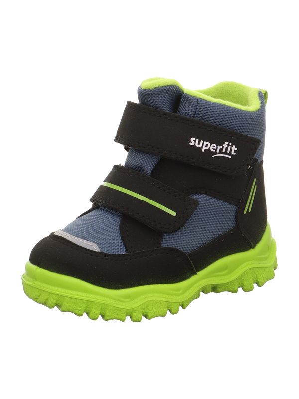 SUPERFIT SUPERFIT Čizme za snijeg 'HUSKY1'  golublje plava / kivi zelena / crna / bijela