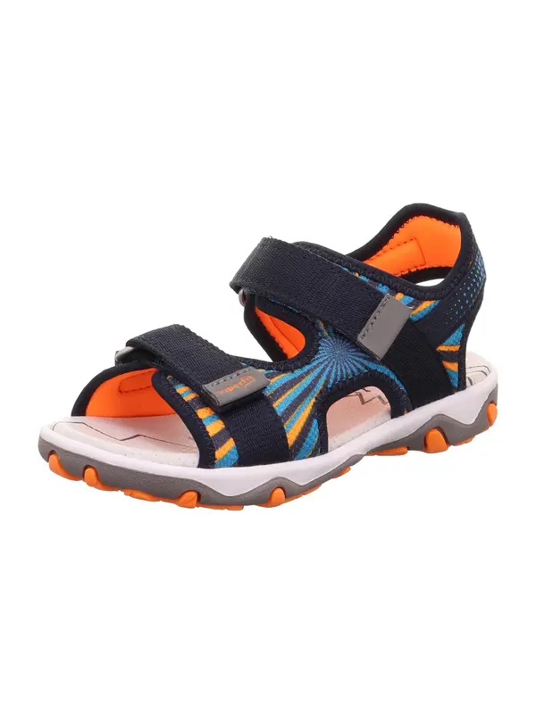 SUPERFIT SUPERFIT Otvorene cipele 'MIKE 3.0'  plava / morsko plava / narančasta