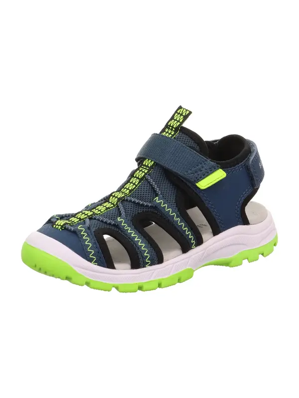 SUPERFIT SUPERFIT Otvorene cipele 'Tornado'  mornarsko plava / limeta / crna