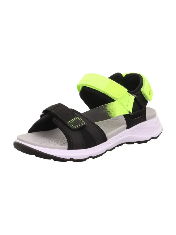 SUPERFIT SUPERFIT Otvorene cipele  travnato zelena / crna