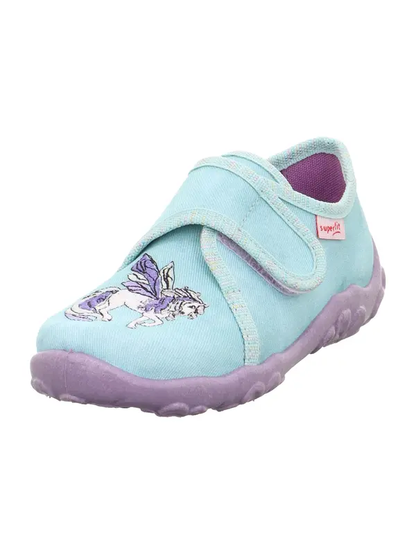 SUPERFIT SUPERFIT Papuče 'BONNY'  tirkiz / lavanda / crna / bijela