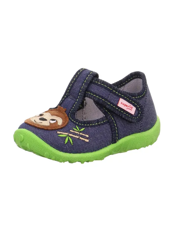 SUPERFIT SUPERFIT Papuče 'SPOTTY'  bež / tamno plava / smeđa / crna
