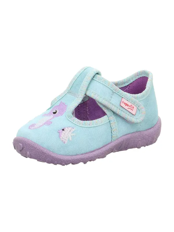 SUPERFIT SUPERFIT Papuče 'SPOTTY'  svijetloplava / ljubičasta / crna / bijela