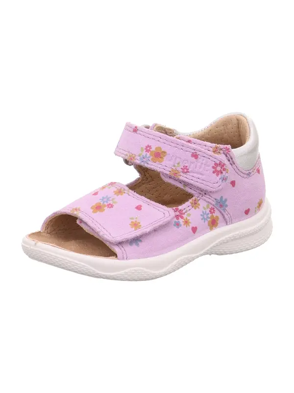 SUPERFIT SUPERFIT Sandale 'POLLY'  senf / šljiva / magenta / biserno bijela