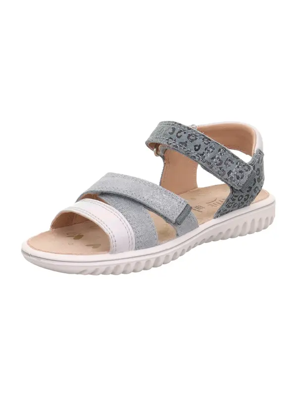 SUPERFIT SUPERFIT Sandale 'SPARKLE'  menta / crna / bijela