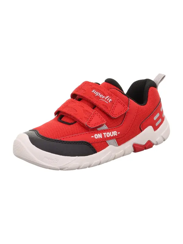 SUPERFIT SUPERFIT Tenisice  srebrno siva / crvena / crna / bijela