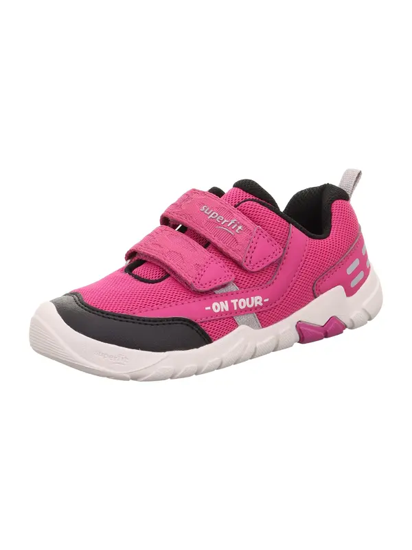 SUPERFIT SUPERFIT Tenisice 'TRACE'  siva / roza / bijela