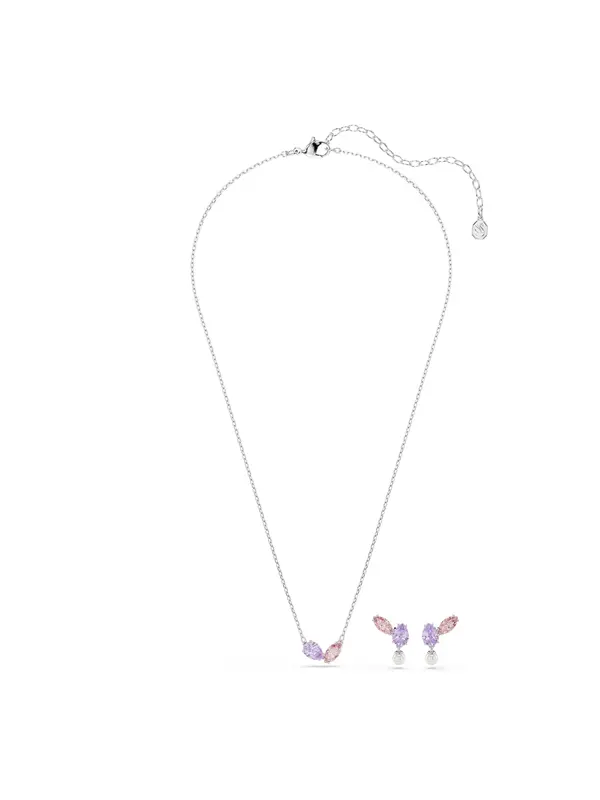 Swarovski Swarovski Komplet nakita  lila / roza / srebro