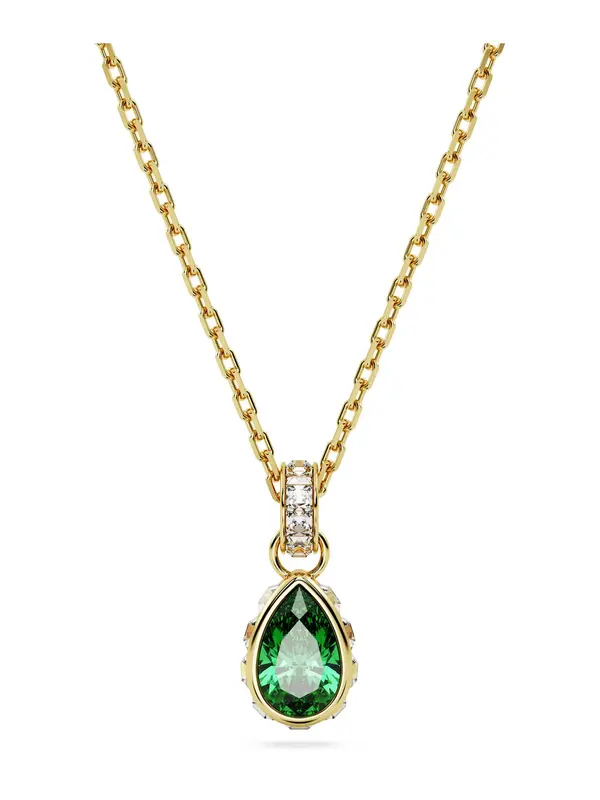 Swarovski Swarovski Lančić 'Chroma'  zlatna / smaragdno zelena / bijela