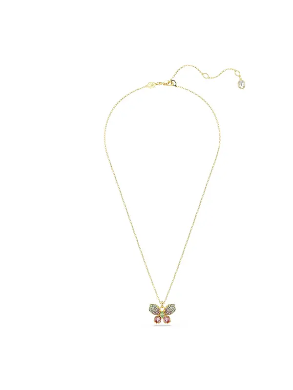 Swarovski Swarovski Lančić 'Idyllia'  plava / zlatna / zelena / roza