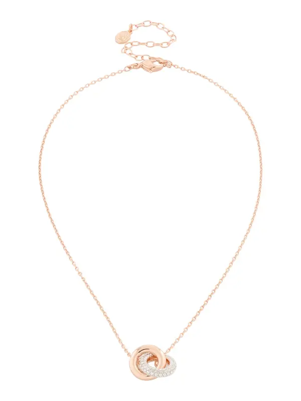 Swarovski Swarovski Lančić  rozo zlatna / prozirna