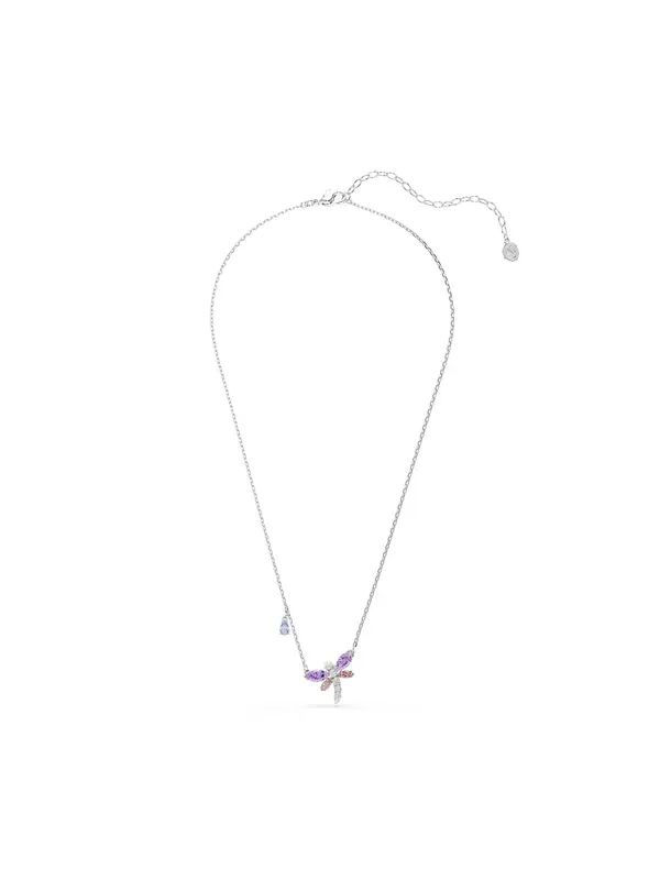 Swarovski Swarovski Lančić  svijetloplava / ljubičasta / srebro / prozirna