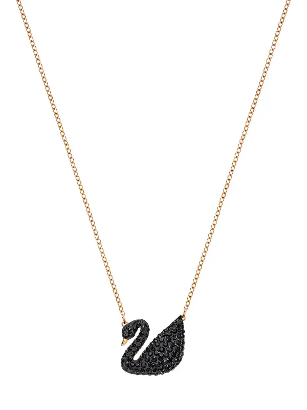 Swarovski Swarovski Lančić 'Swan'  rozo zlatna / crna