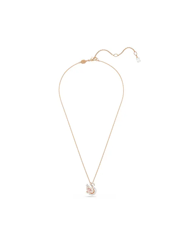 Swarovski Swarovski Lančić 'Swan'  rozo zlatna / roza / prozirna