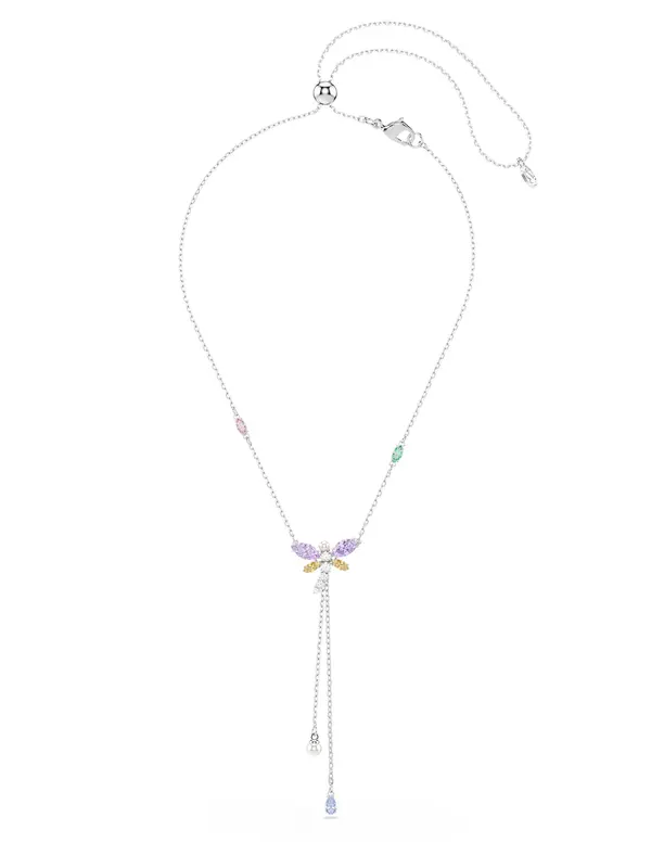 Swarovski Swarovski Lančić  zlatno žuta / zelena / ljubičasta / srebro