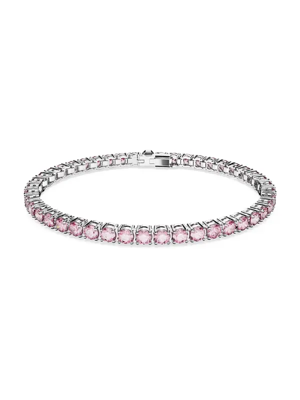 Swarovski Swarovski Narukvica 'Matrix'  roza / srebro