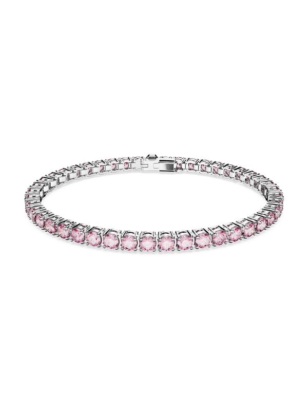 Swarovski Swarovski Narukvica 'Matrix'  roza / srebro
