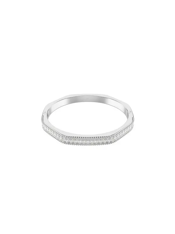 Swarovski Swarovski Narukvica 'Matrix'  srebro / prozirna