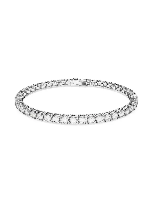 Swarovski Swarovski Narukvica 'Matrix'  srebro / prozirna