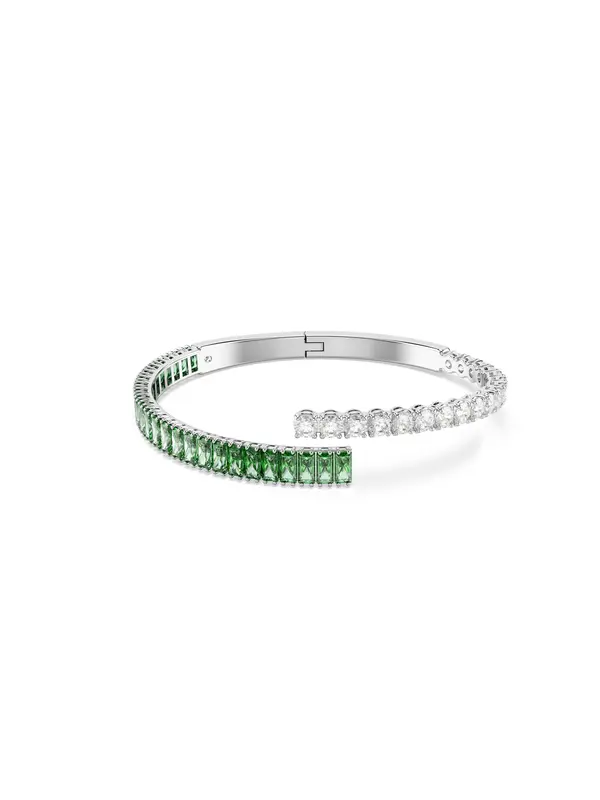 Swarovski Swarovski Narukvica 'Matrix'  zelena / srebro / prozirna
