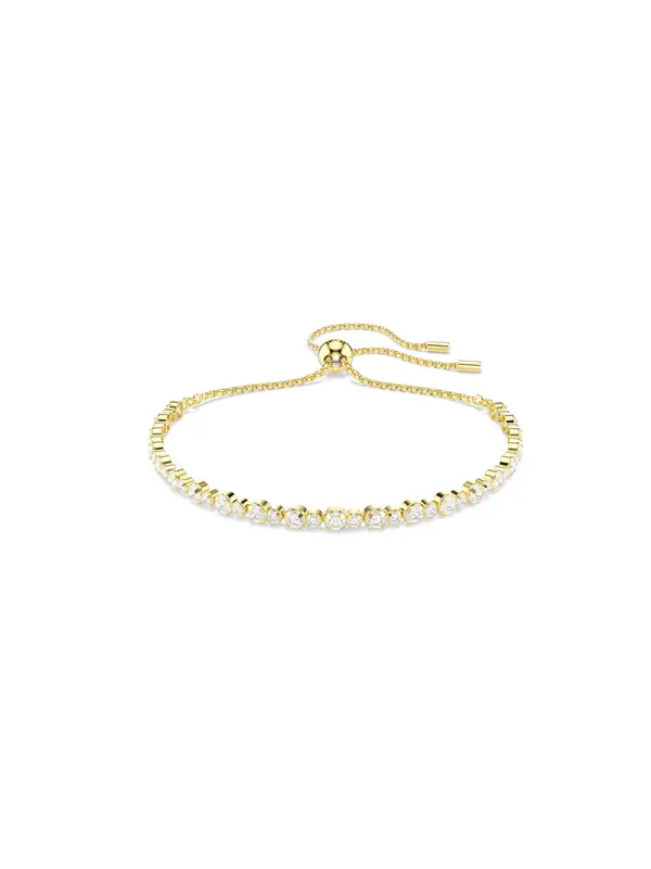 Swarovski Swarovski Narukvica 'Matrix'  zlatna / prozirna