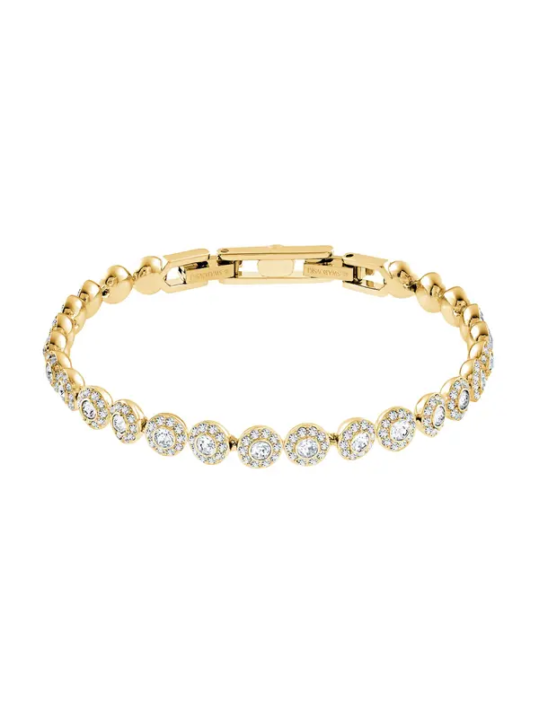 Swarovski Swarovski Narukvica 'Una'  zlatna / prozirna