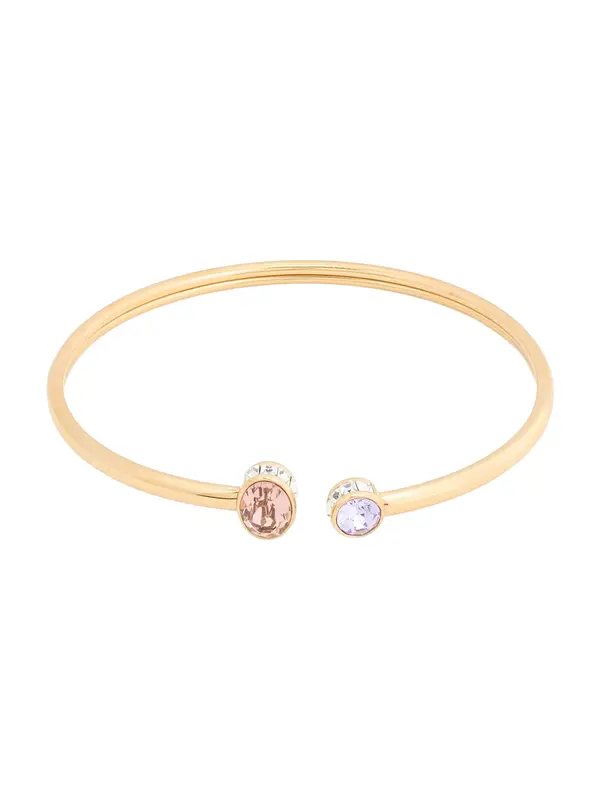 Swarovski Swarovski Narukvica  zlatna / lavanda / roza / prozirna
