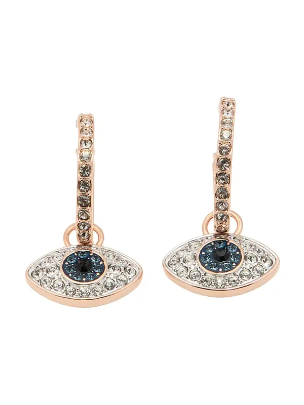 Swarovski Swarovski Naušnice  cijan plava / zlatna / prozirna
