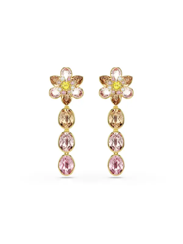 Swarovski Swarovski Naušnice 'Idyllia'  žuta / zlatna / rosé / prozirna