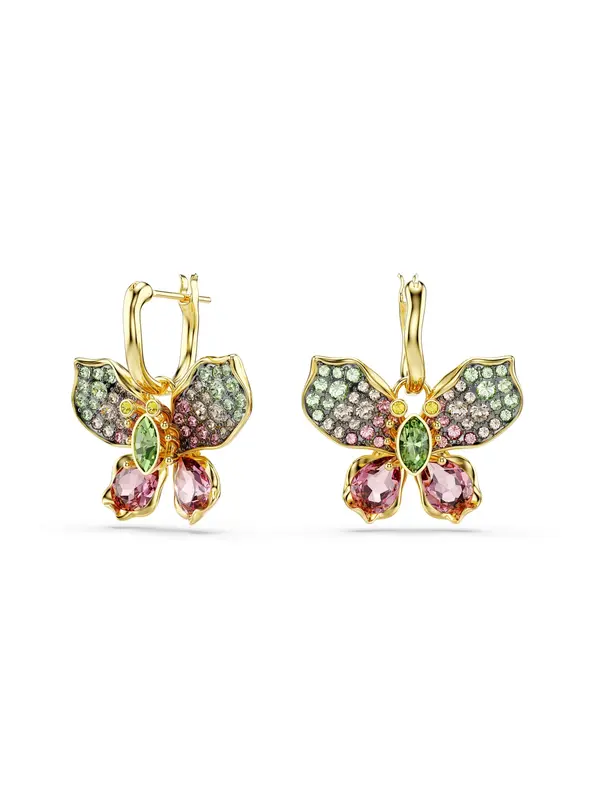 Swarovski Swarovski Naušnice 'Idyllia'  žuta / zlatna / zelena / roza
