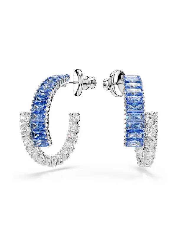 Swarovski Swarovski Naušnice 'Matrix'  plava / prozirna
