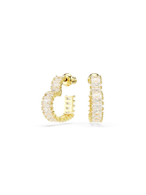 Swarovski Swarovski Naušnice 'Matrix'  zlatna / biserno bijela