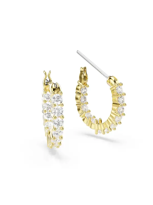Swarovski Swarovski Naušnice 'Matrix'  zlatna / prozirna