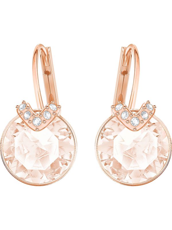 Swarovski Swarovski Naušnice  rozo zlatna / bijela