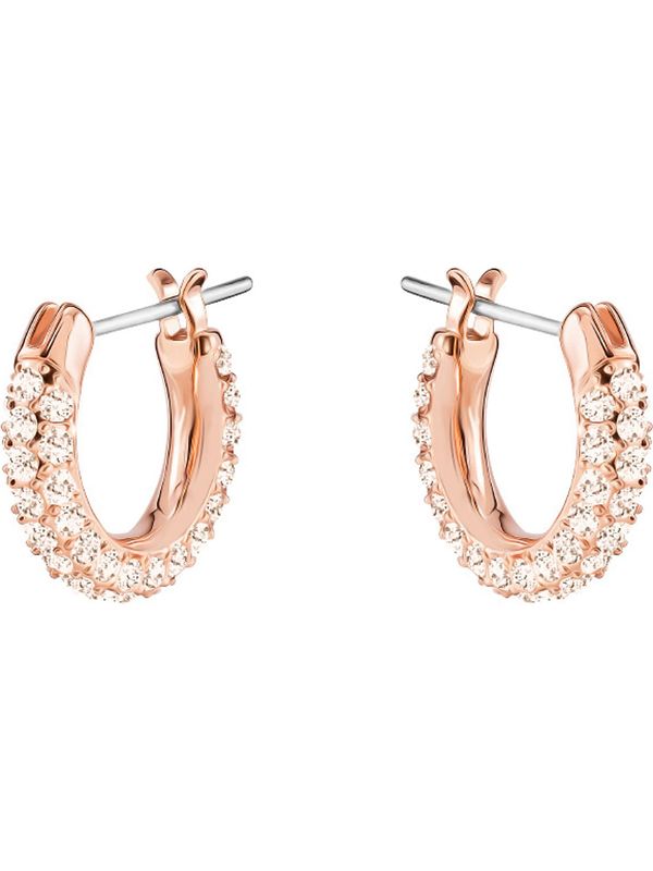 Swarovski Swarovski Naušnice  rozo zlatna / bijela