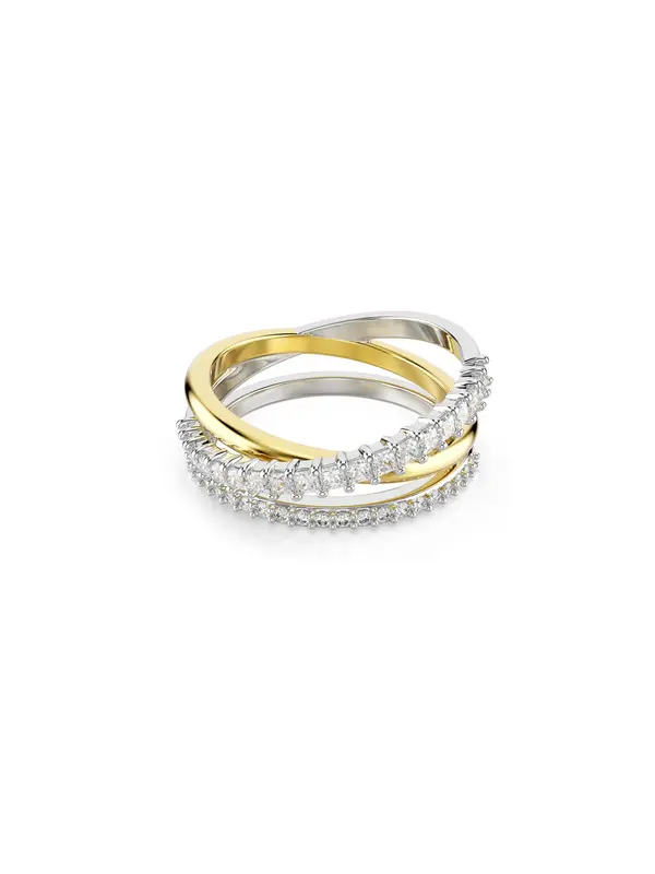 Swarovski Swarovski Prsten 'Hyperbola'  zlatna / srebro