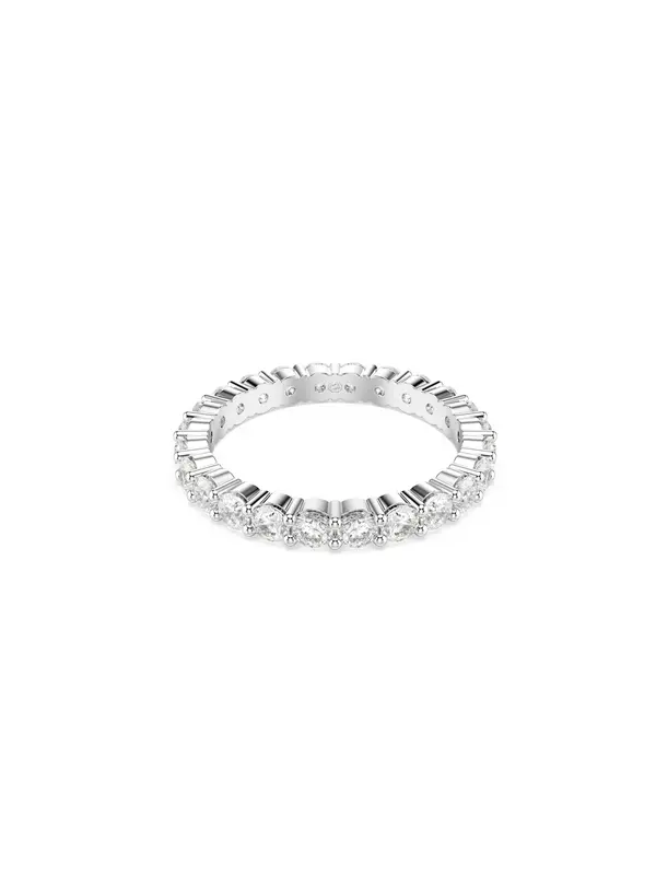 Swarovski Swarovski Prsten 'Matrix'  srebro / prozirna
