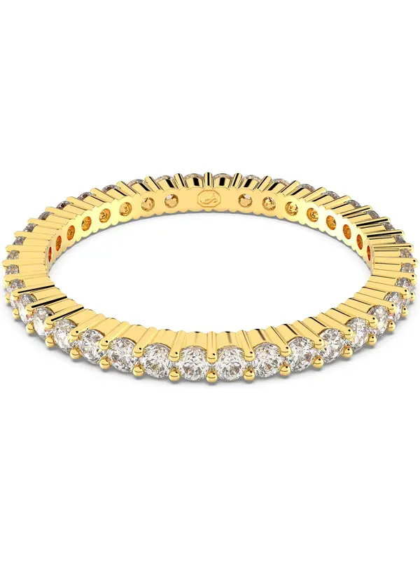 Swarovski Swarovski Prsten 'Matrix'  zlatna / prozirna