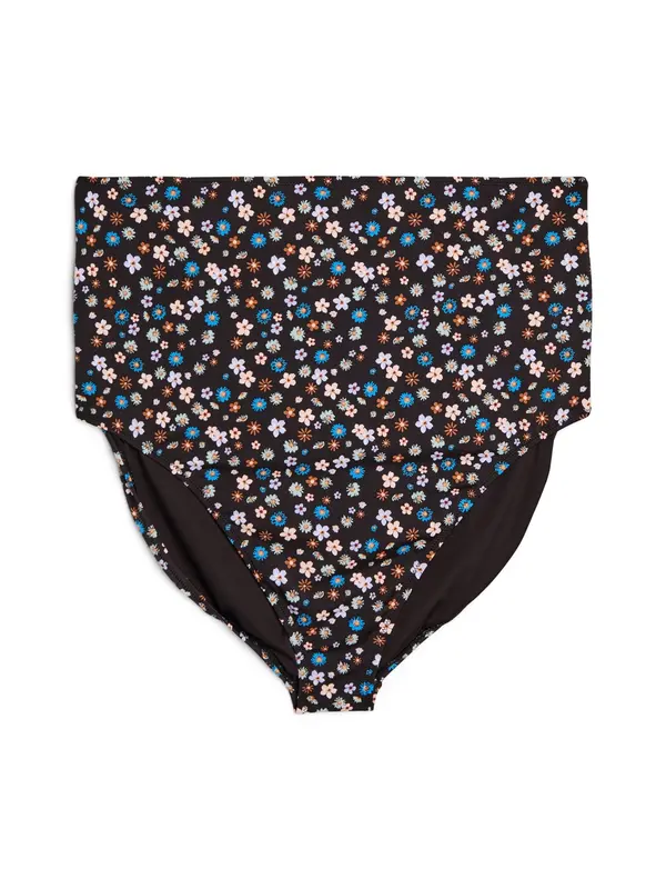 Swim by Zizzi Swim by Zizzi Bikini donji dio 'Skatrin'  bež / svijetloplava / karamela / tamno smeđa