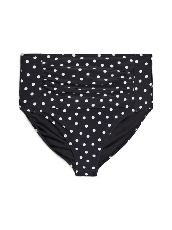 Swim by Zizzi Swim by Zizzi Bikini donji dio 'Stella'  crna / bijela