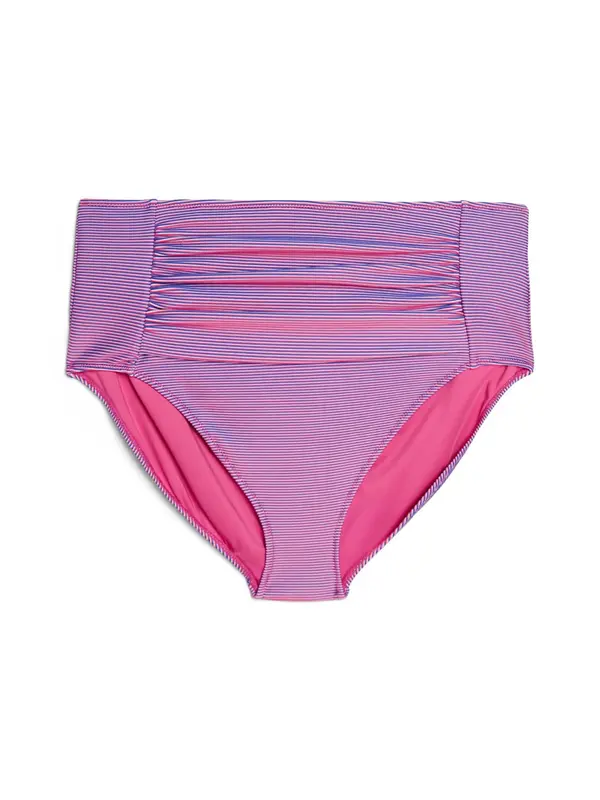 Swim by Zizzi Swim by Zizzi Bikini donji dio 'Svary'  ljubičasta / roza / bijela